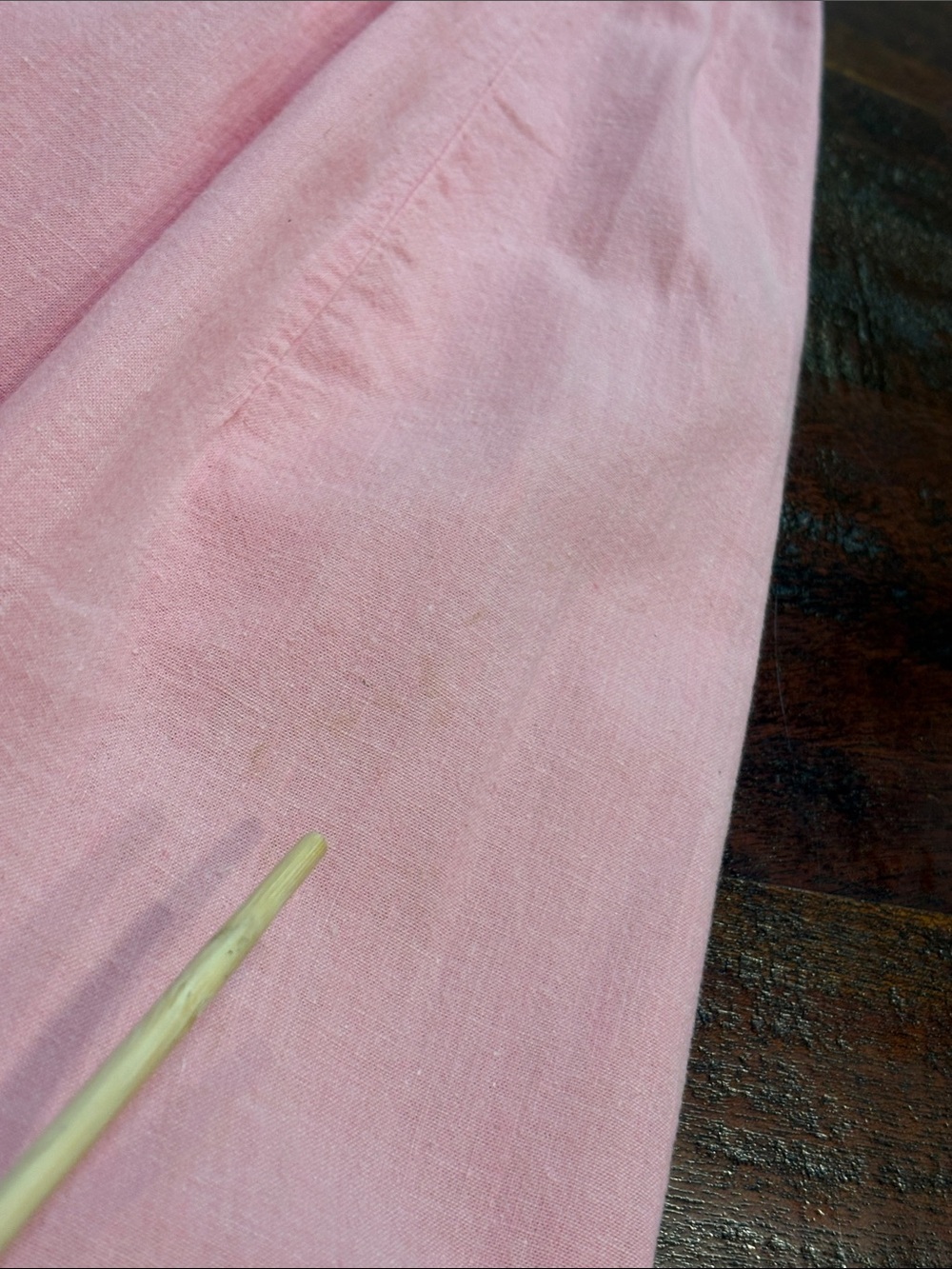 Vintage Ralph Lauren Blue Label Pink Cotton Pleated Maxi Skirt size 4 *As-Is* - Picture 16 of 16